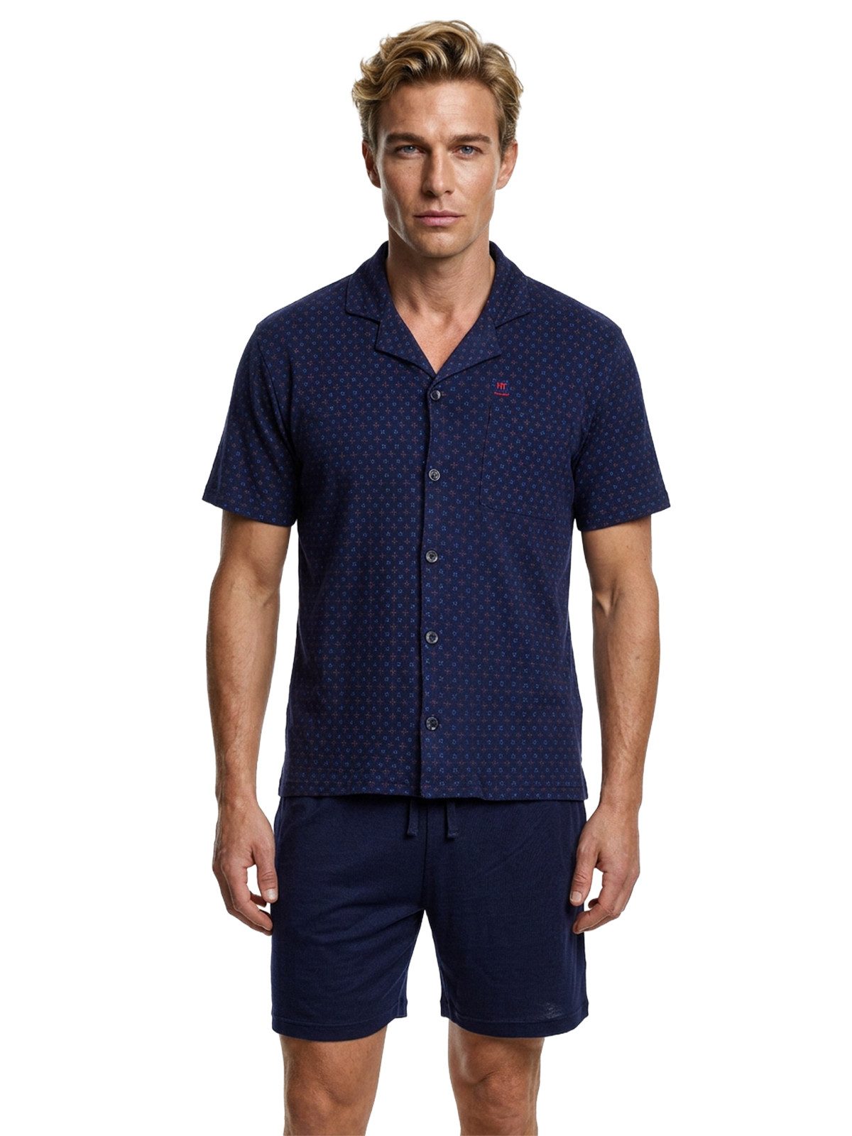 Henry Terre Shorty Pyjama Set Kurz - Karl Kreuz