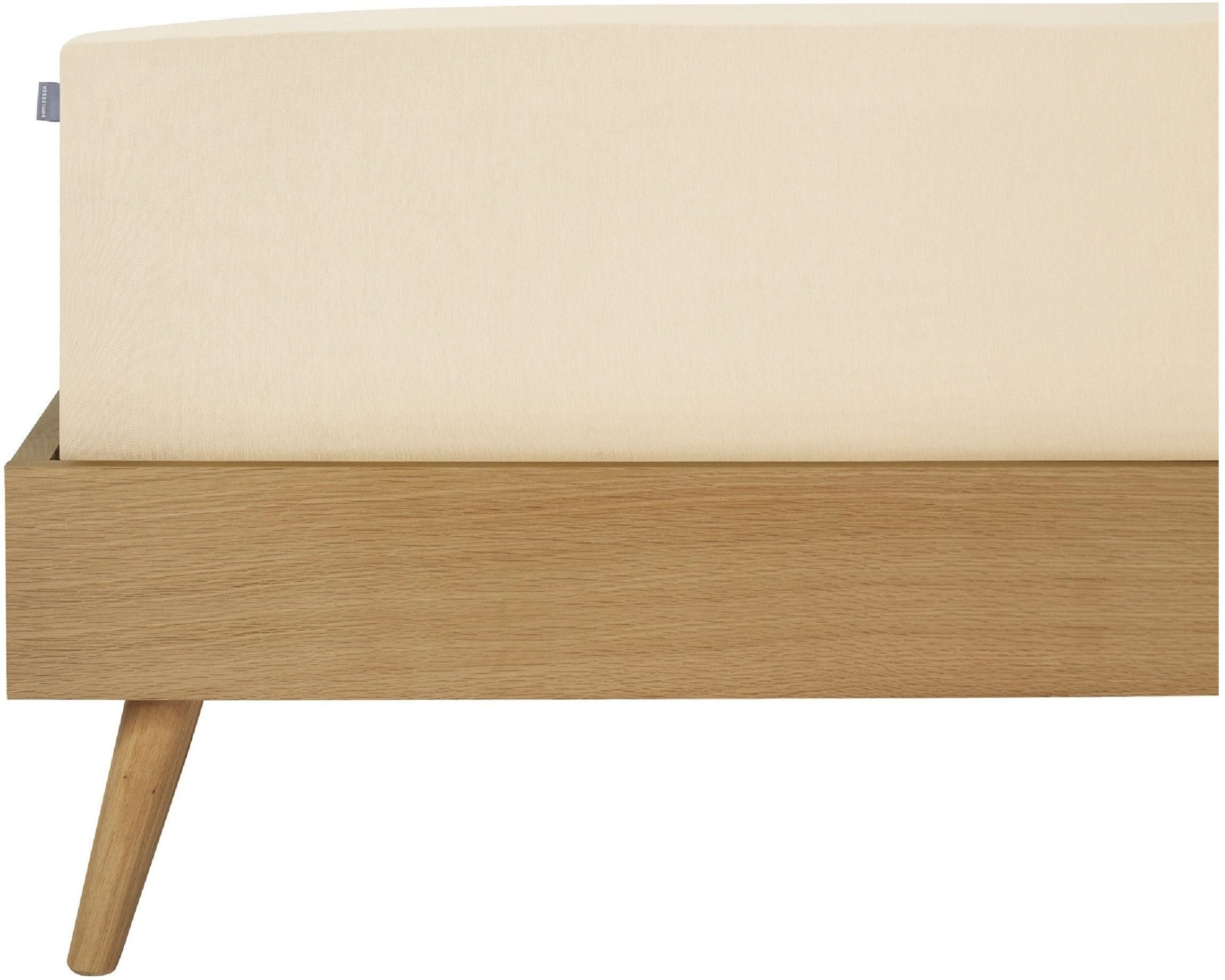 Schiesser Spannbettlaken Jessi aus 100% Baumwolle, Jersey, Gummizug: rundum, (1 Stück), für Matratzen bis zu 22 cm Höhe, OEKO-TEX® MADE IN GREEN