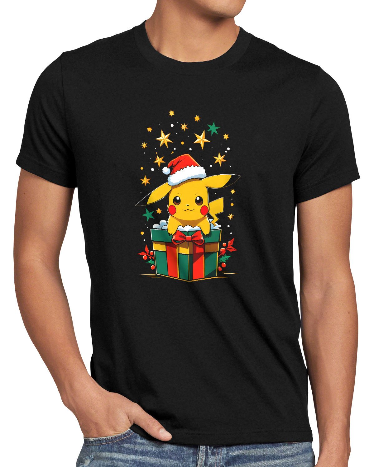 style3 T-Shirt pokemon pikachu mewtu glumanda pokeball poke ball nin ten do go plus