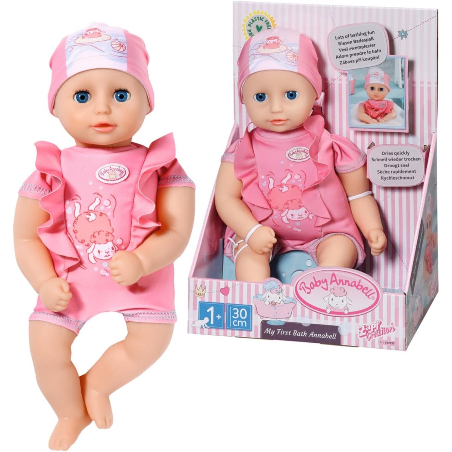 Zapf Creation® Babypuppe 707227 My First Bath Annabell 30 cm