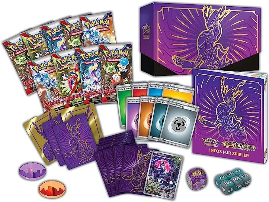 The Pokémon Company International Sammelkarte Pokemon Karmesin & Purpur SV1DE Top Trainer Box Miraidon (deutsch) - 9