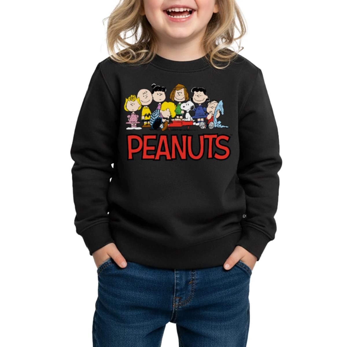 Sweatshirt Peanuts Snoppy Und Friends Kinder Premium Pullover