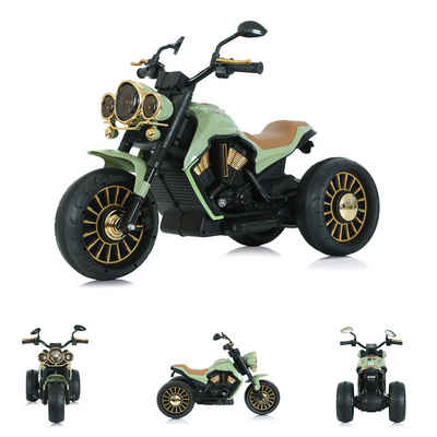 Chipolino Elektro-Kindermotorrad Kinder Elektromotorrad Enduro, Belastbarkeit 30 kg, Licht, Musik, 2 Motoren, bis 3 km/h