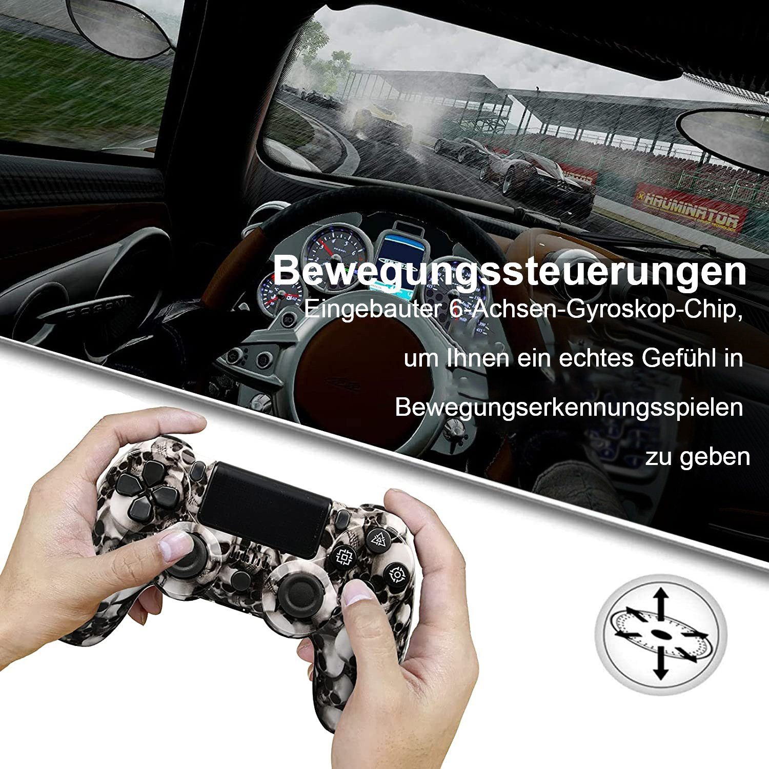 3. Bild von Vaxiuja »Gamepad für PS4, Wireless Game Controller, Bluetooth Verbindung« Gamepad