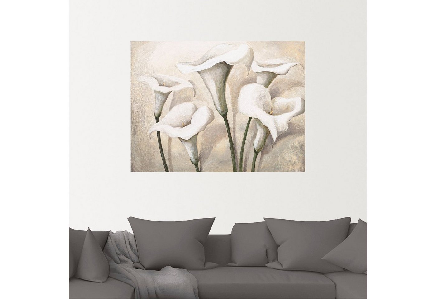 Artland Wandbild »Callas I«, Blumen (1 Stück), in vielen Größen & Produktarten - Alubild / Outdoorbild für den Außenbereich, Leinwandbild, Poster, Wandaufkleber / Wandtattoo auch für Badezimmer geeignet-kaufen