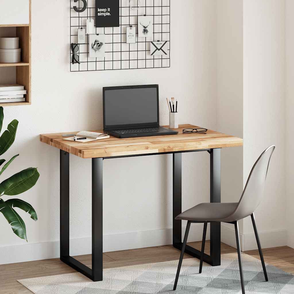 vidaXL Schreibtischplatte Schreibtischplatte Ölbeschichtung 120x70x4 cm Massivholz