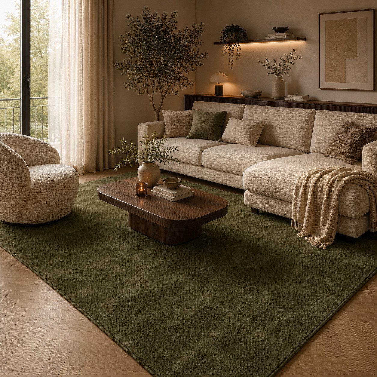 Pergamon Fellteppich Fellteppich Super Soft Pearl, Rechteckig, Höhe: 19 mm