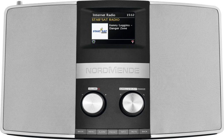 Nordmende Transita 400 Digitalradio (DAB) (Digitalradio (DAB), UKW mit RDS, 20 W) schwarz/silber
