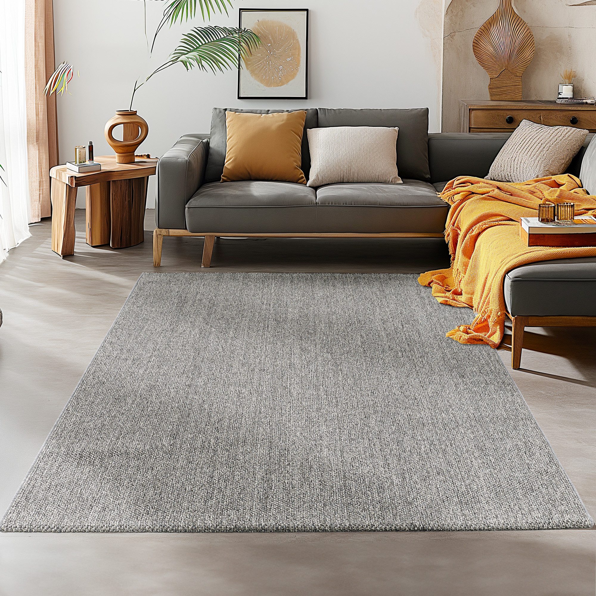 SIMPEX24 Teppich Unicolor, Rechteckig, Höhe: 7 günstig online kaufen