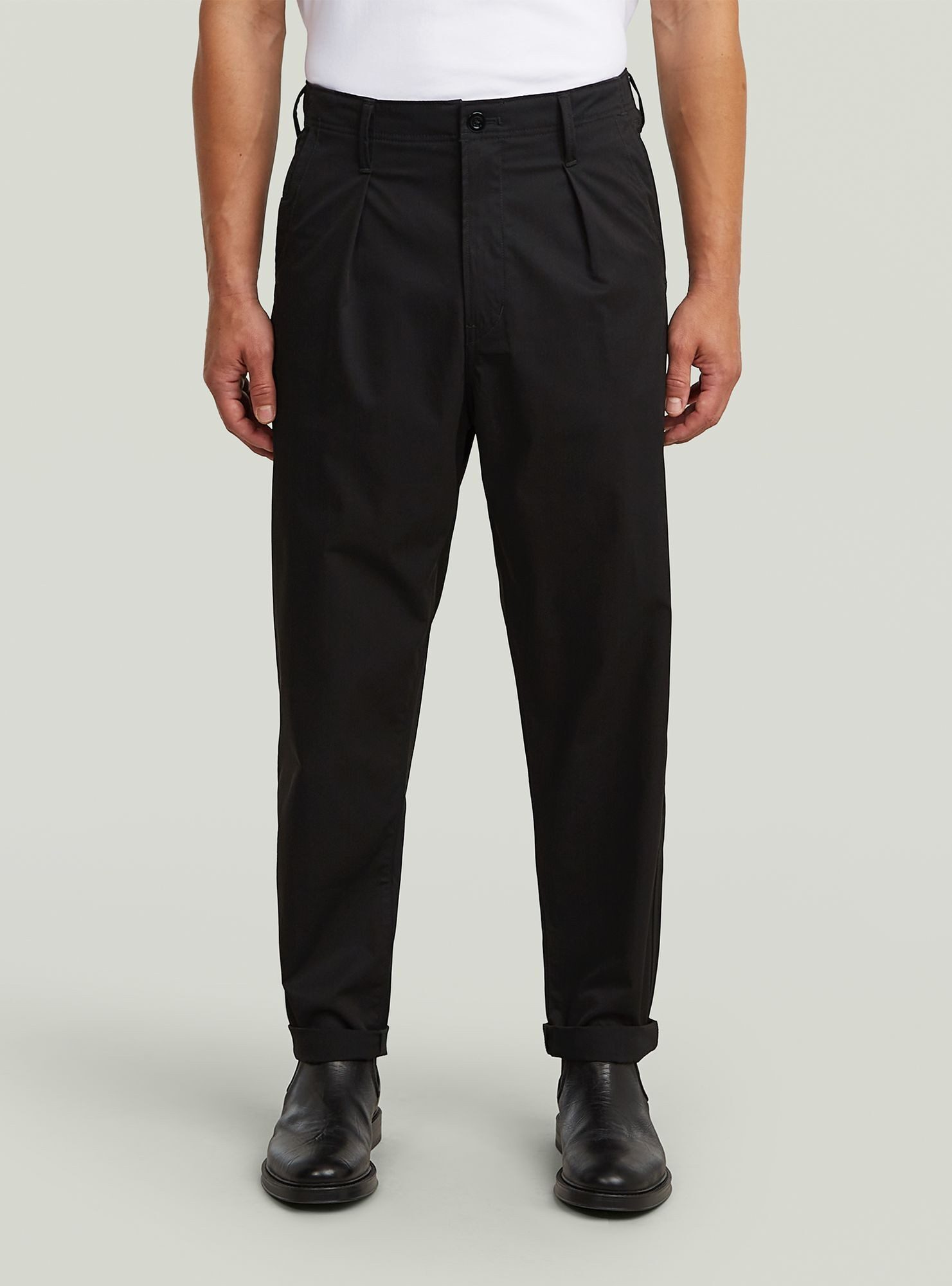 G-STAR Chinohose Pleated Chino Relaxed Tapered