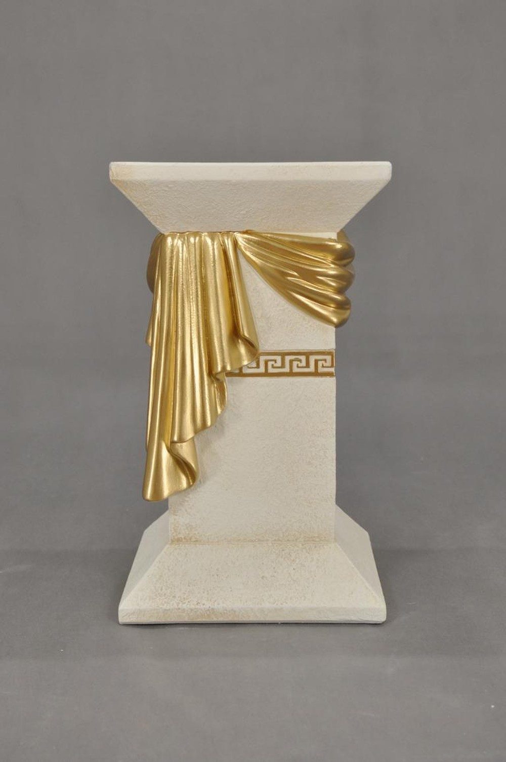 JVmoebel Dekosäule Mäander Style Säule aus Kunststein in Barock-Optik, Made in Europa