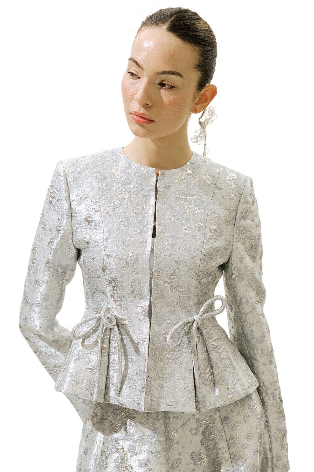 MANUKA Windbreaker Mary Abendkleid Jacquard-Jacke – Bild 5 von 5