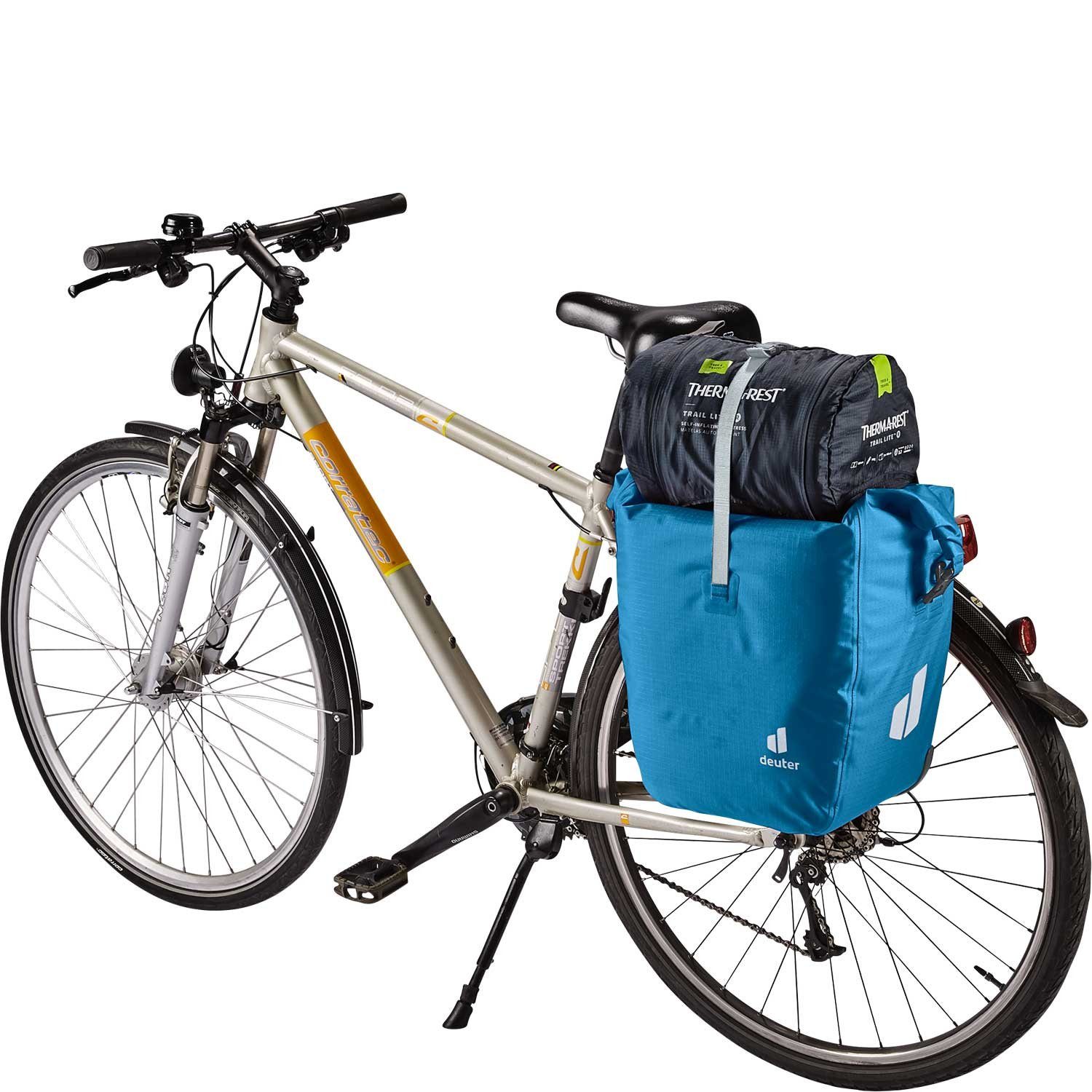 deuter Umhängetasche Deuter Fahrrad-/Gepäcktasche Weybridge reef Reißverschluss 25+5 Stück), (Stück