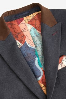 Next Baukastensakko Anzug mit Fischgratmuster: Sakko-Slim-Fit (1-tlg)
