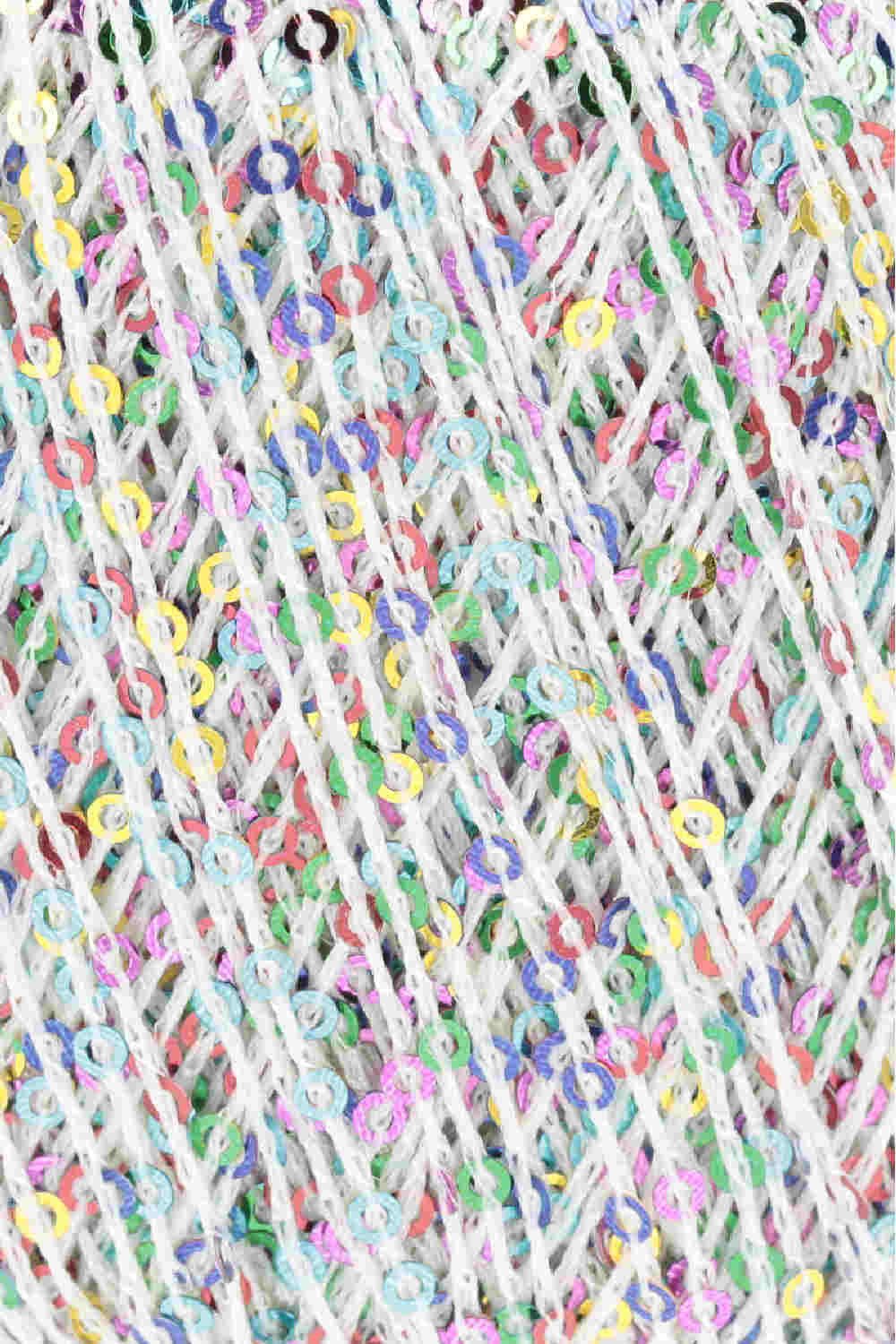 LANG YARNS PAILLETTES Häkelwolle, 112 m (25 Gramm), glänzendes Effektgarn mit Pailletten von Lang Yarns