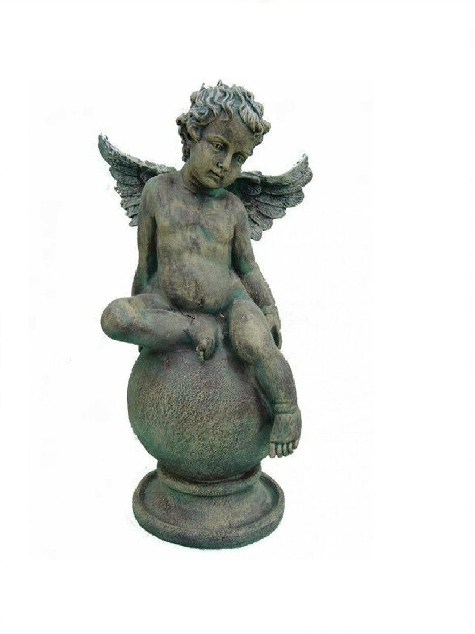 JVmoebel Engelfigur Elegante Engel Statue aus hochwertigem Material für den Garten (1 St., Engel Material : Beton 62 cm Höhe), Made in Europa