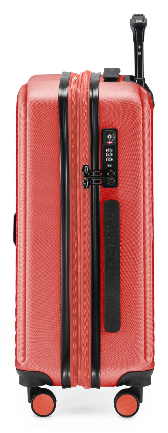 Hauptstadtkoffer Handgepäckkoffer Mitte, 4 Rollen, Handgepäck Koffer 55cm, erweiterbar auf 55L, TSA