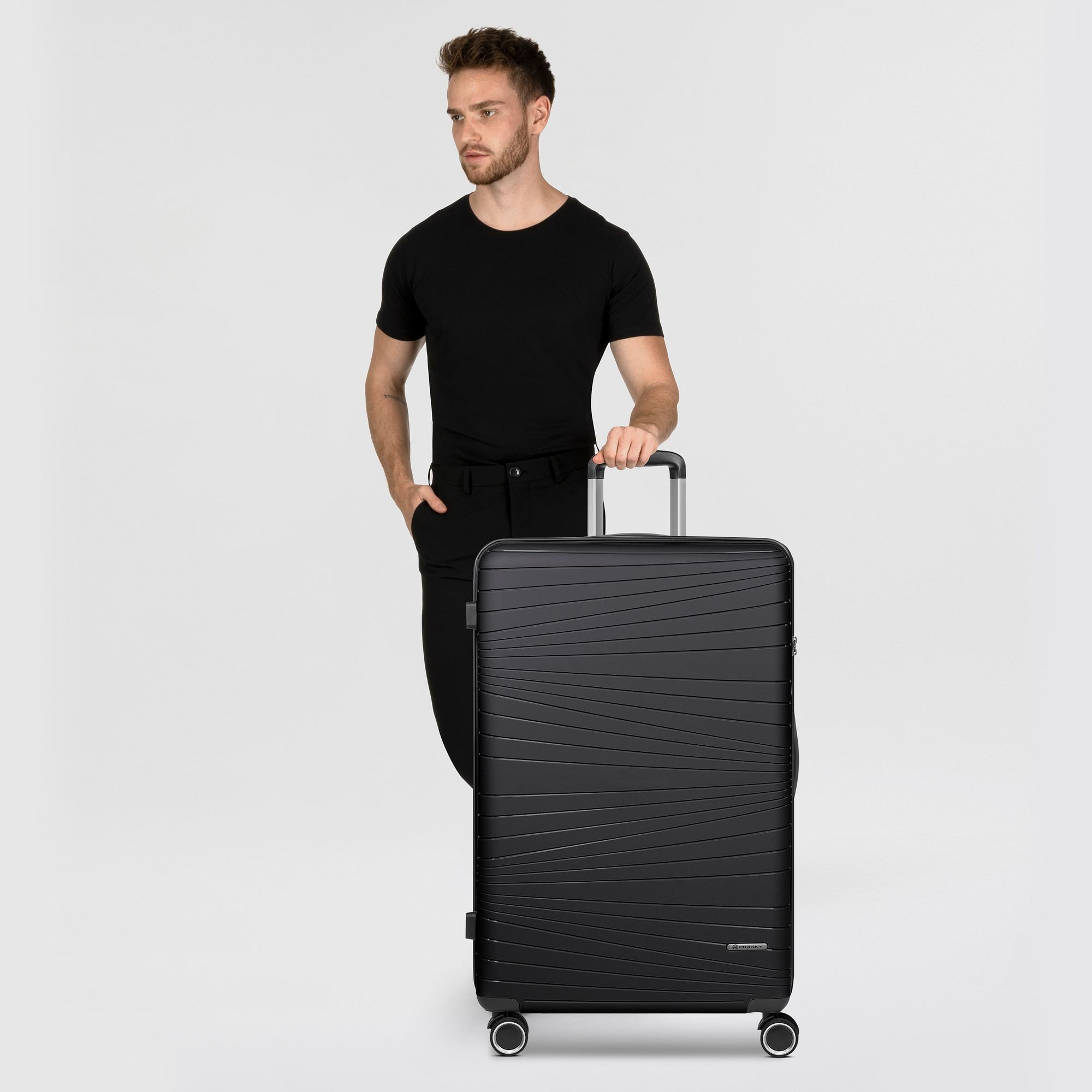 Franky Hartschalen-Trolley Dallas 3.0, 4 Rollen, Polypropylen
