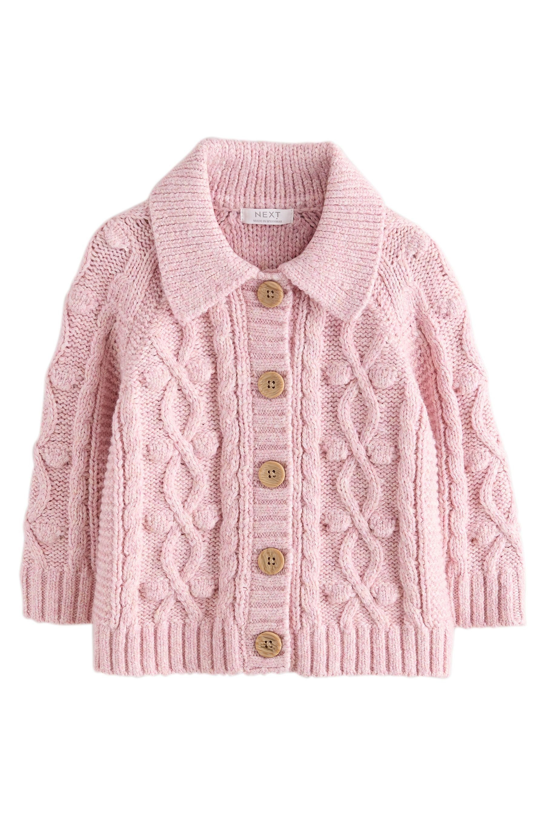 Next Strickjacke Kompakter, noppiger Cardigan (1-tlg)
