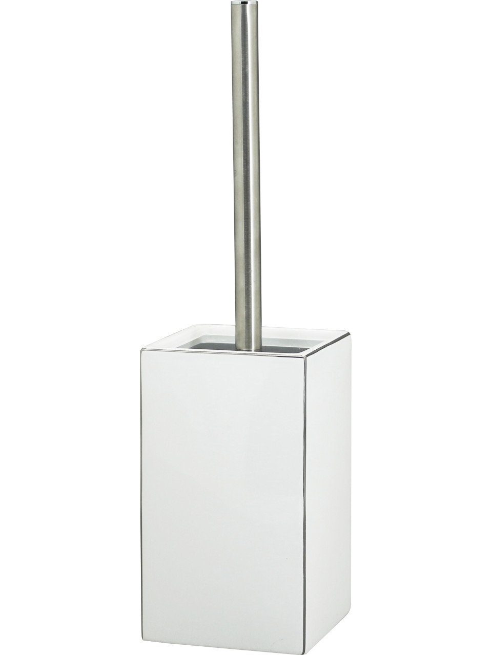 Trend Line WC-Reinigungsbürste Trendline Toilettenbürstenhalter silber weiß