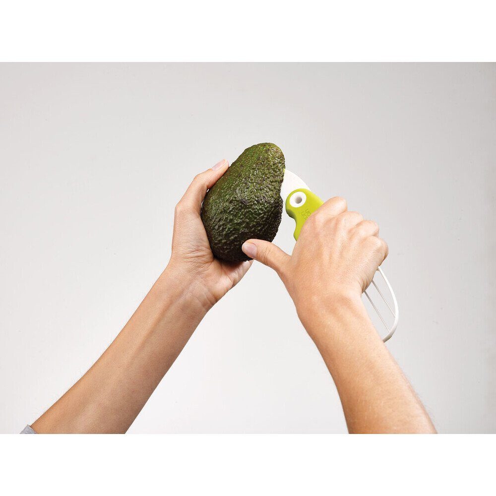 Joseph Joseph Gemüsemesser Avocado Messer 3 in 1 GoAvocado, Avocado Messer, 1,80cm, Edelstahl, grün