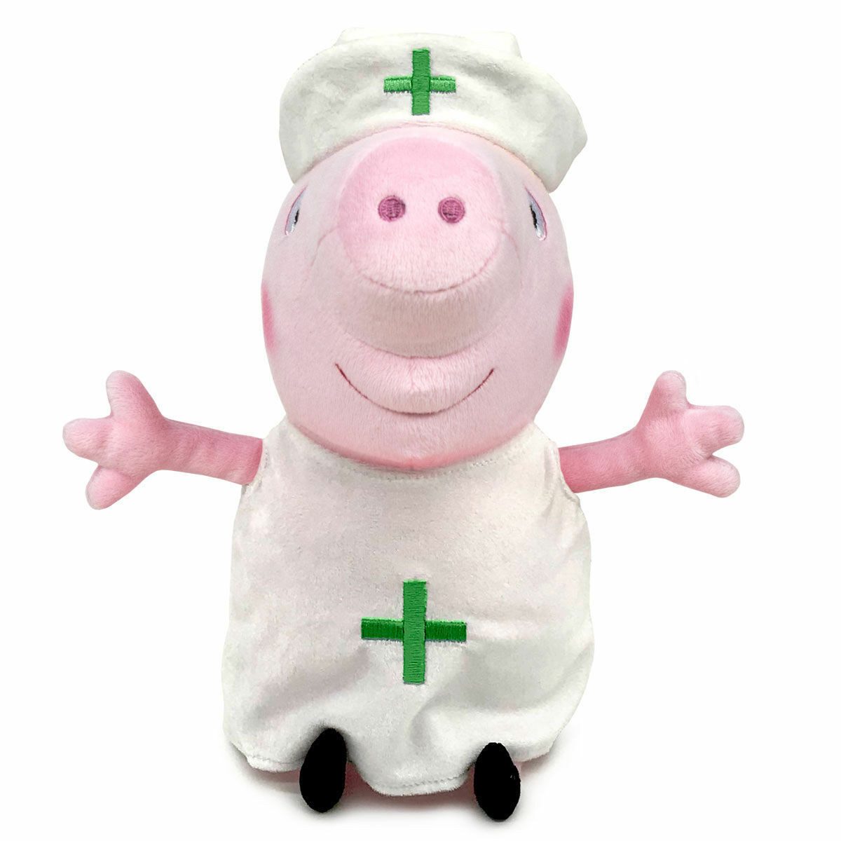 Play By Play Peppa Pig Krankenschwester Plüschtier – 27 Cm, Bunt, Für Kinder. Süßes Kuscheltier Zum Spielen.