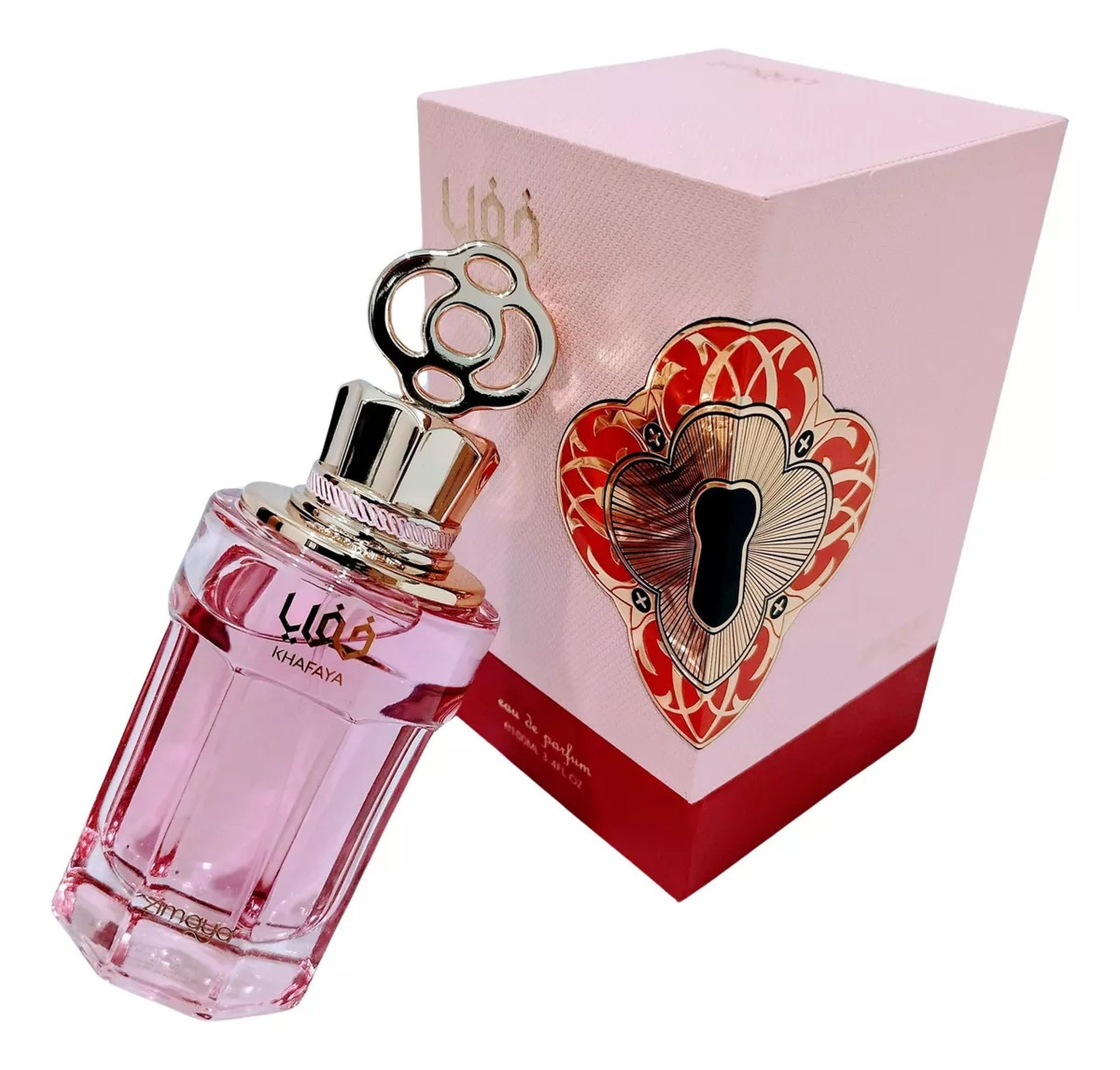 Zimaya Eau de Parfum Khafaya Pink Damen EDP Spray, ZIMAYA, Damenparfüm, Glasflakon, Damenduft