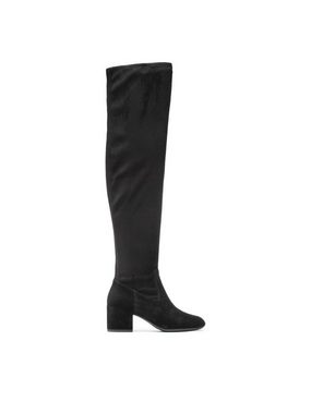 Geox Overknees D Eleana I D26TWI 0JZ21 C9999 Black Overkneestiefel