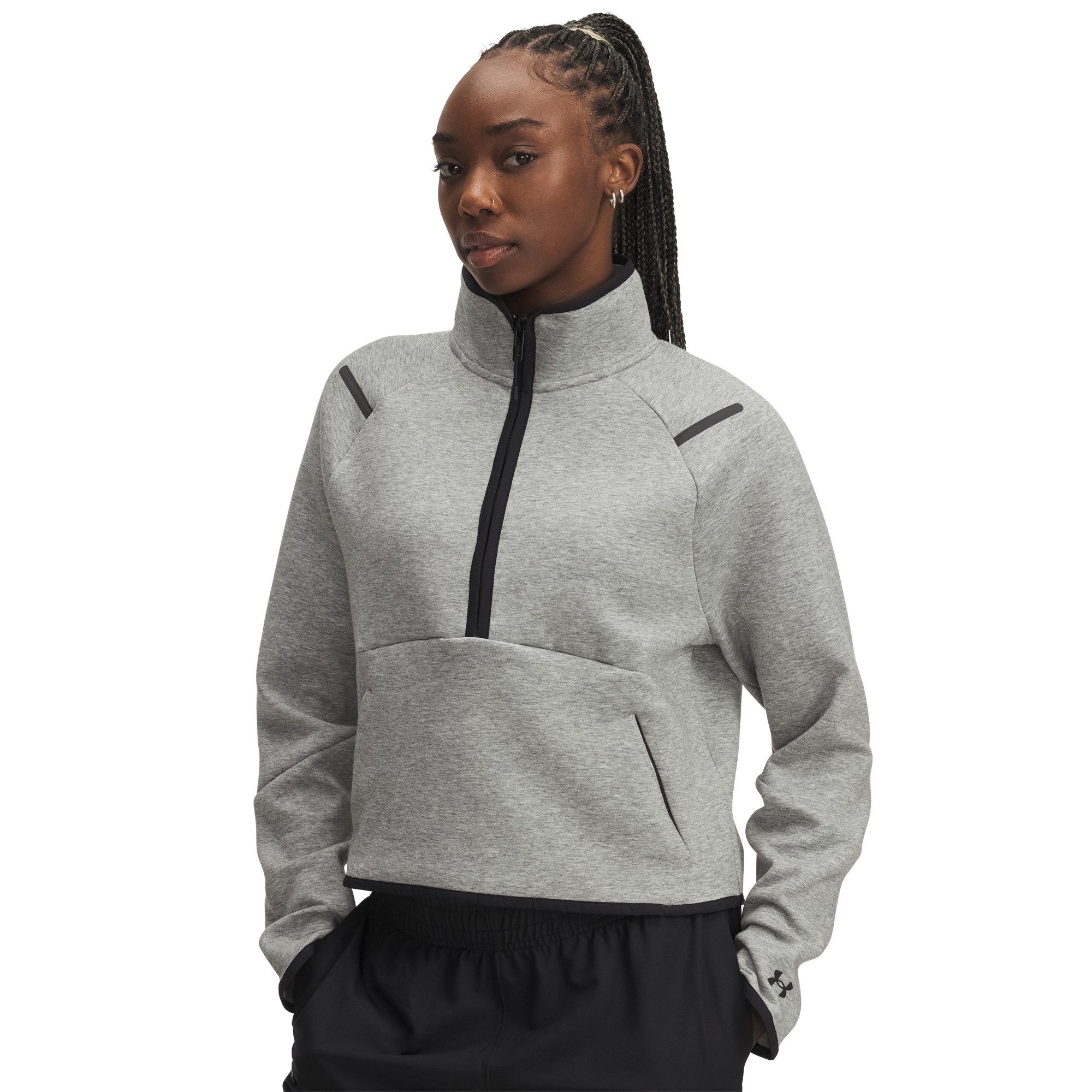 Under Armour® Langarmshirt Under Armour Damen Shirt UA Unstoppable Fleece 1/2 Zip 6003671