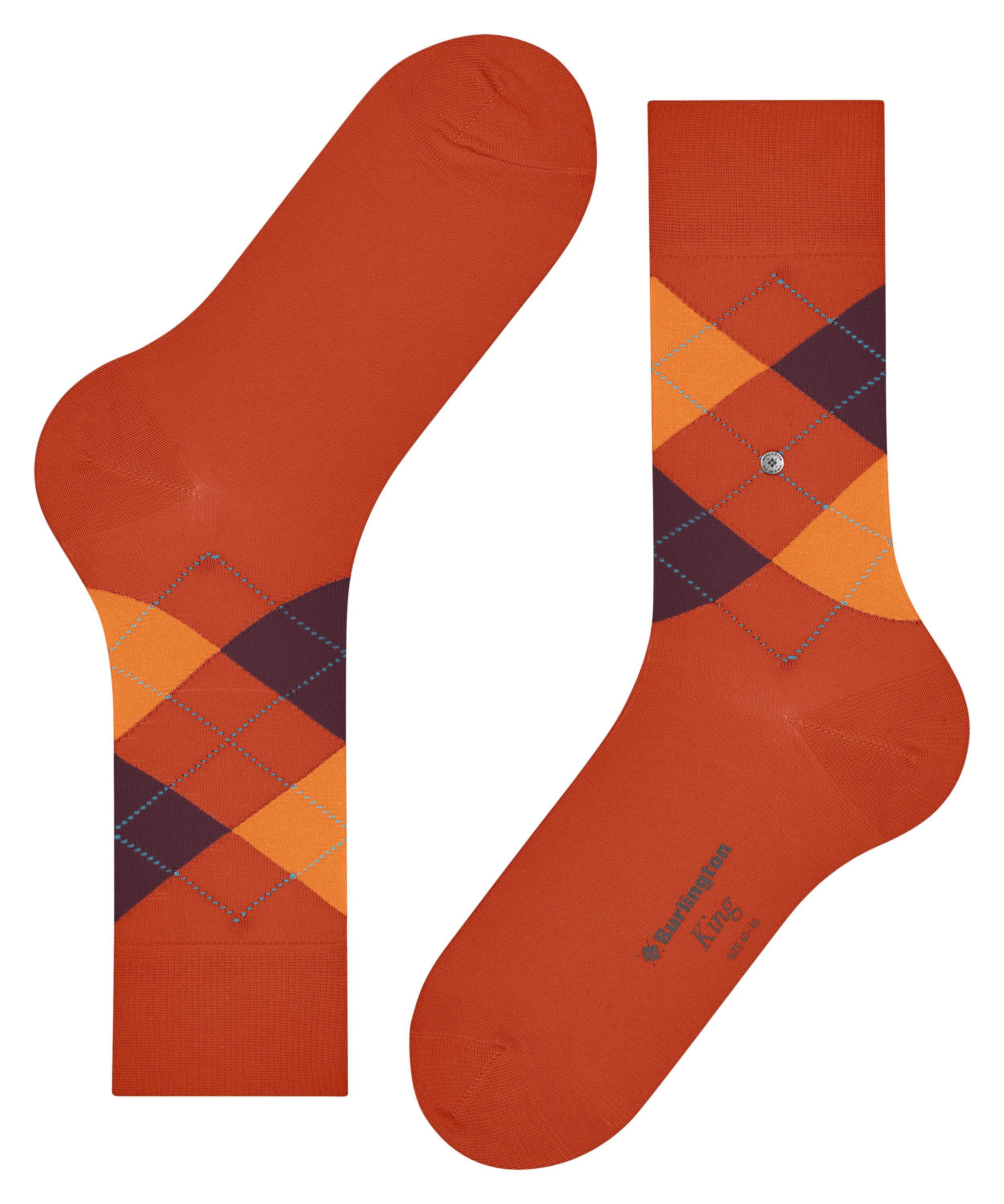 (1-Paar) ziegel Socken Burlington King (8095)