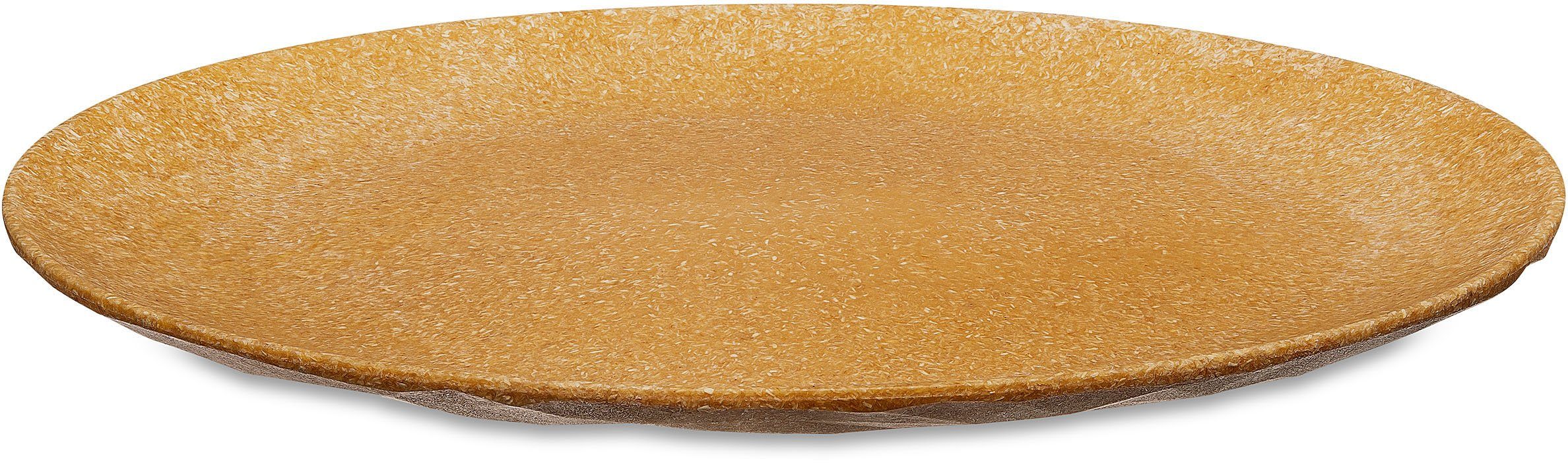 KOZIOL Speiseteller CLUB PLATE, Ø 26 cm, spülmaschinengeeignet, (4 St), Teller Set, aus biozirkulärem Kunststoff, melaminfrei