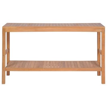 vidaXL Waschtisch Waschtischunterschrank Massivholz Teak 132x45x75 cm