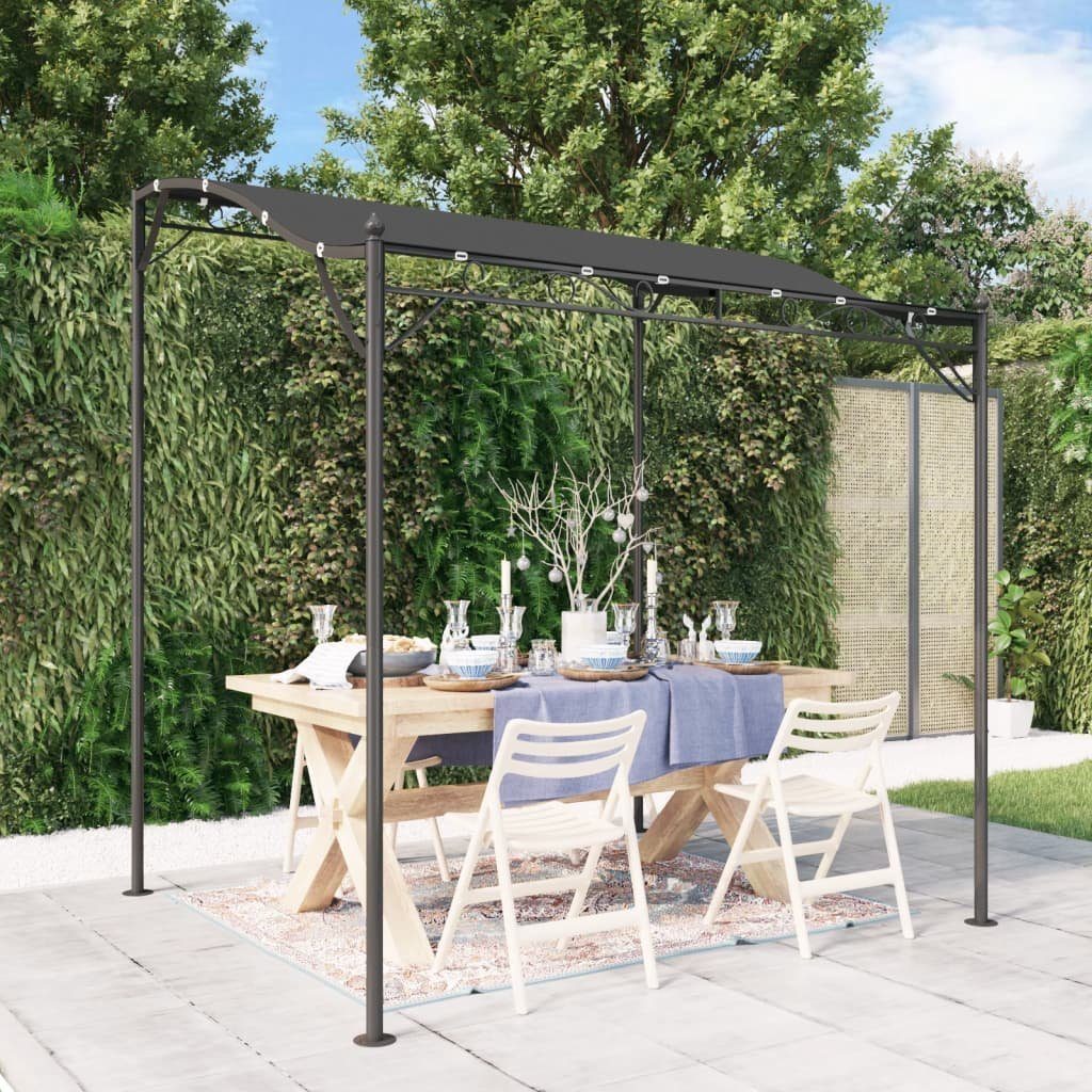 vidaXL Partyzelt Markise Anthrazit 2x2,3 m 180 g/m² Stoff und Stahl