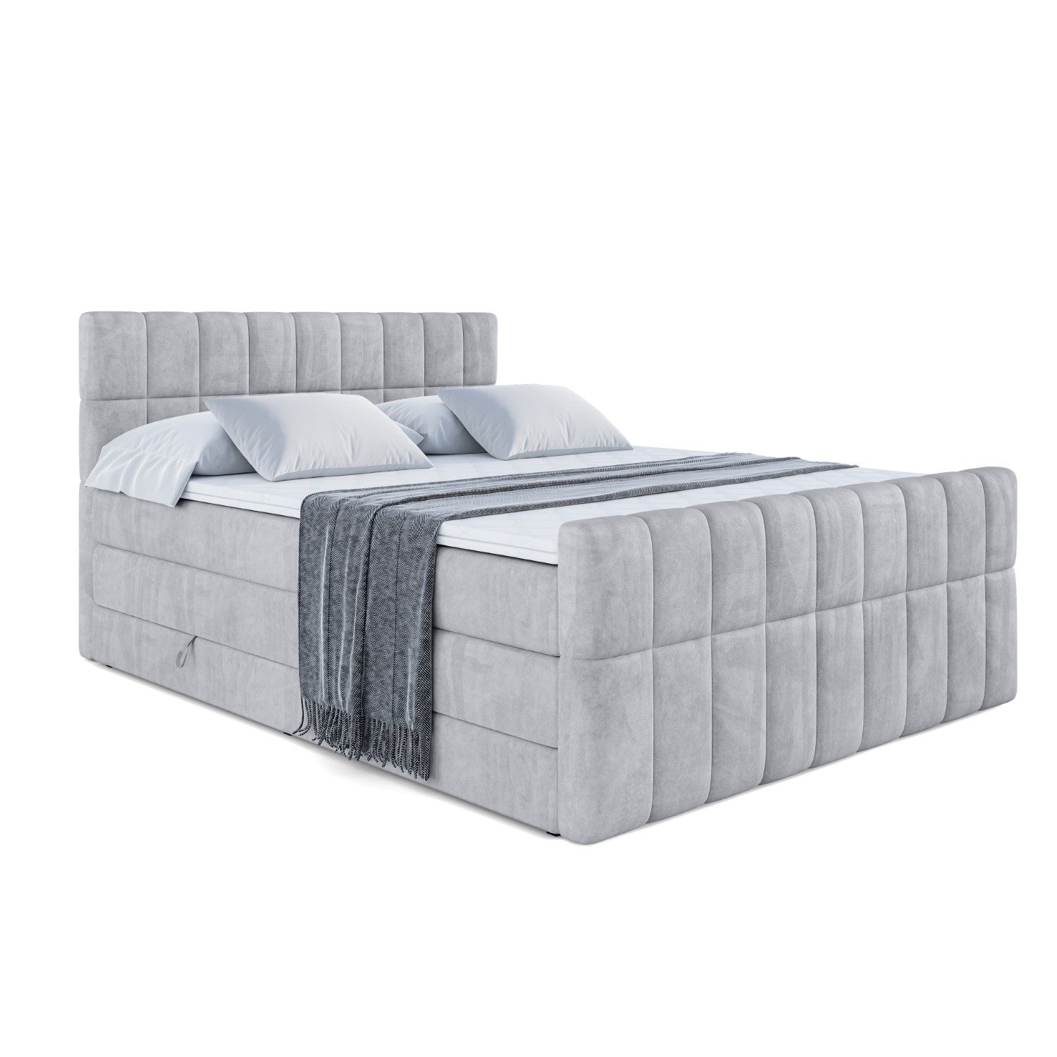 ALTDECOR Boxspringbett MIAMI-Z KING (Multipocket-Matratze H4, günstig online kaufen