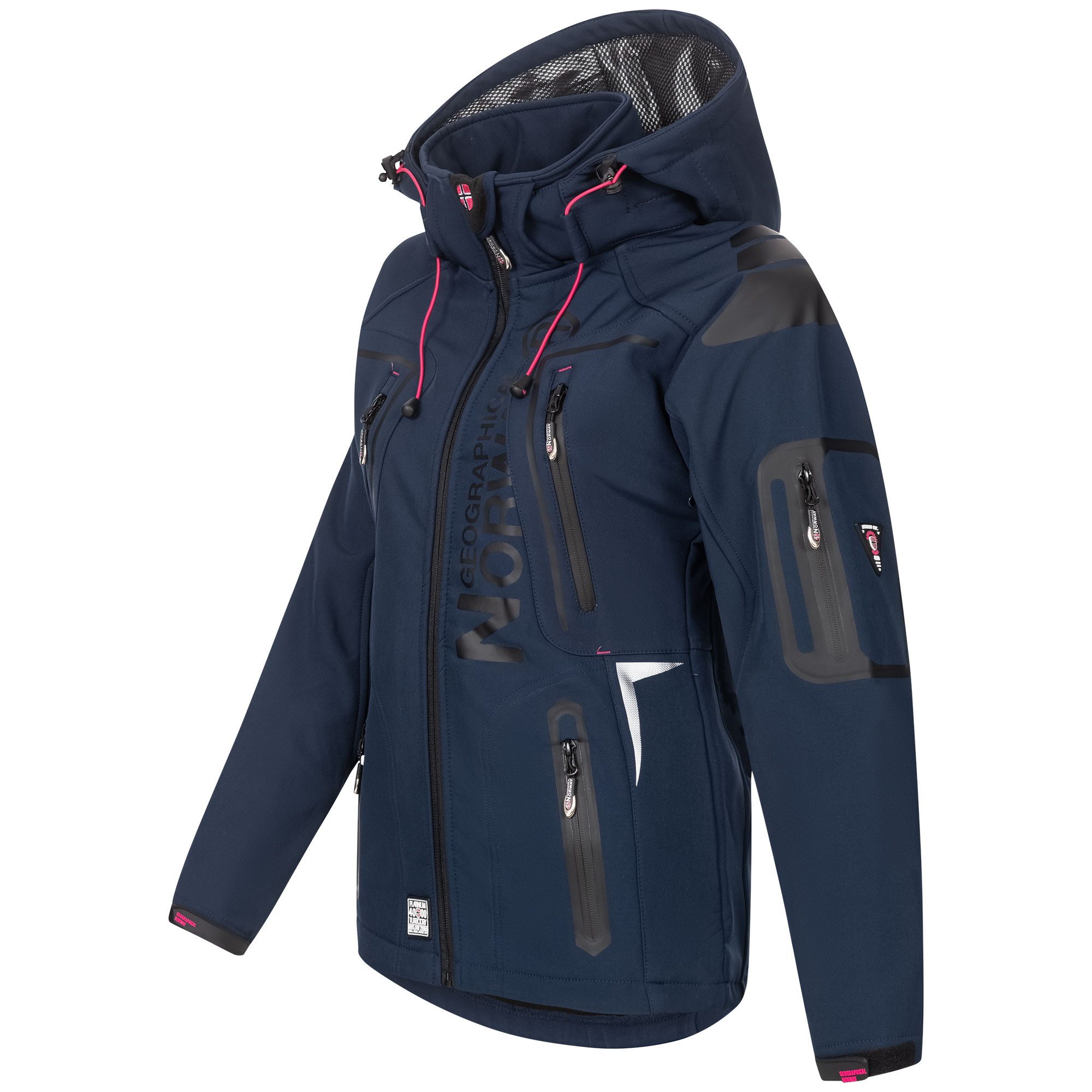 Geographical Norway Softshelljacke Damen Outdoor Windbreaker Regen Funktions Jacke – Bild 4 von 5