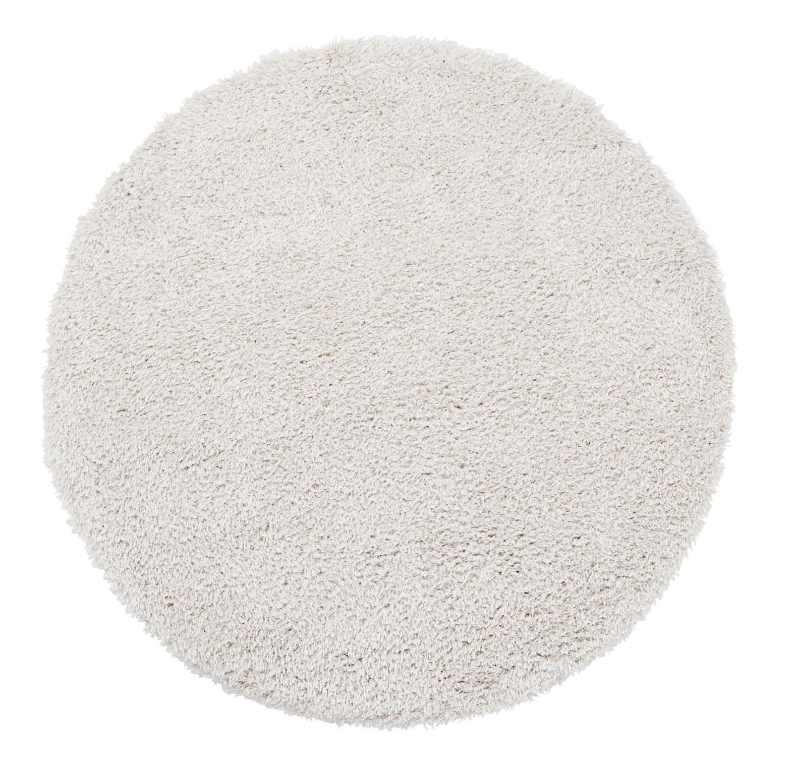 Flokati-Teppich Flokati Langflorteppich Shaggy Creme – Hochflor 52 mm