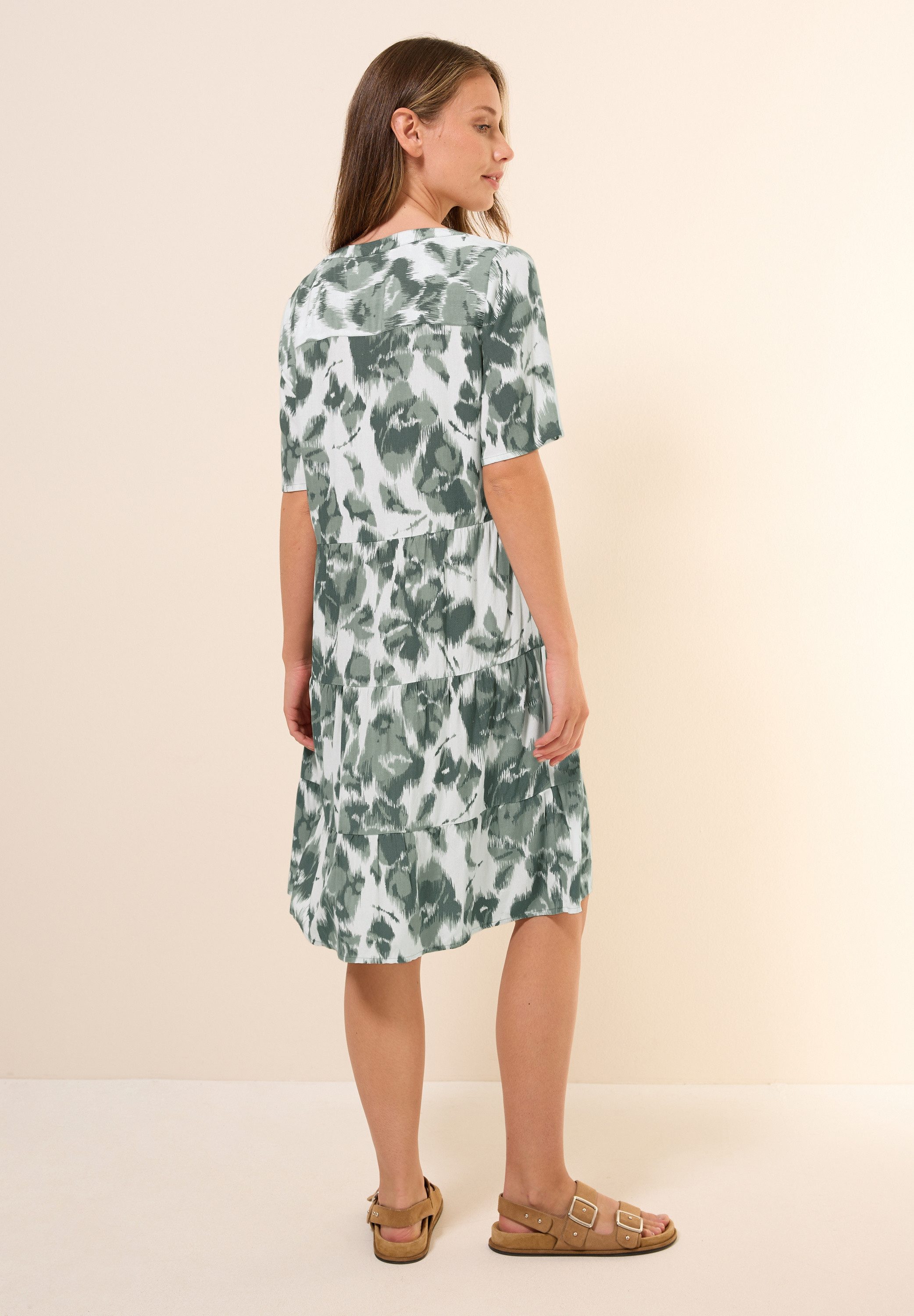 CECIL Midikleid mit Volant günstig online kaufen