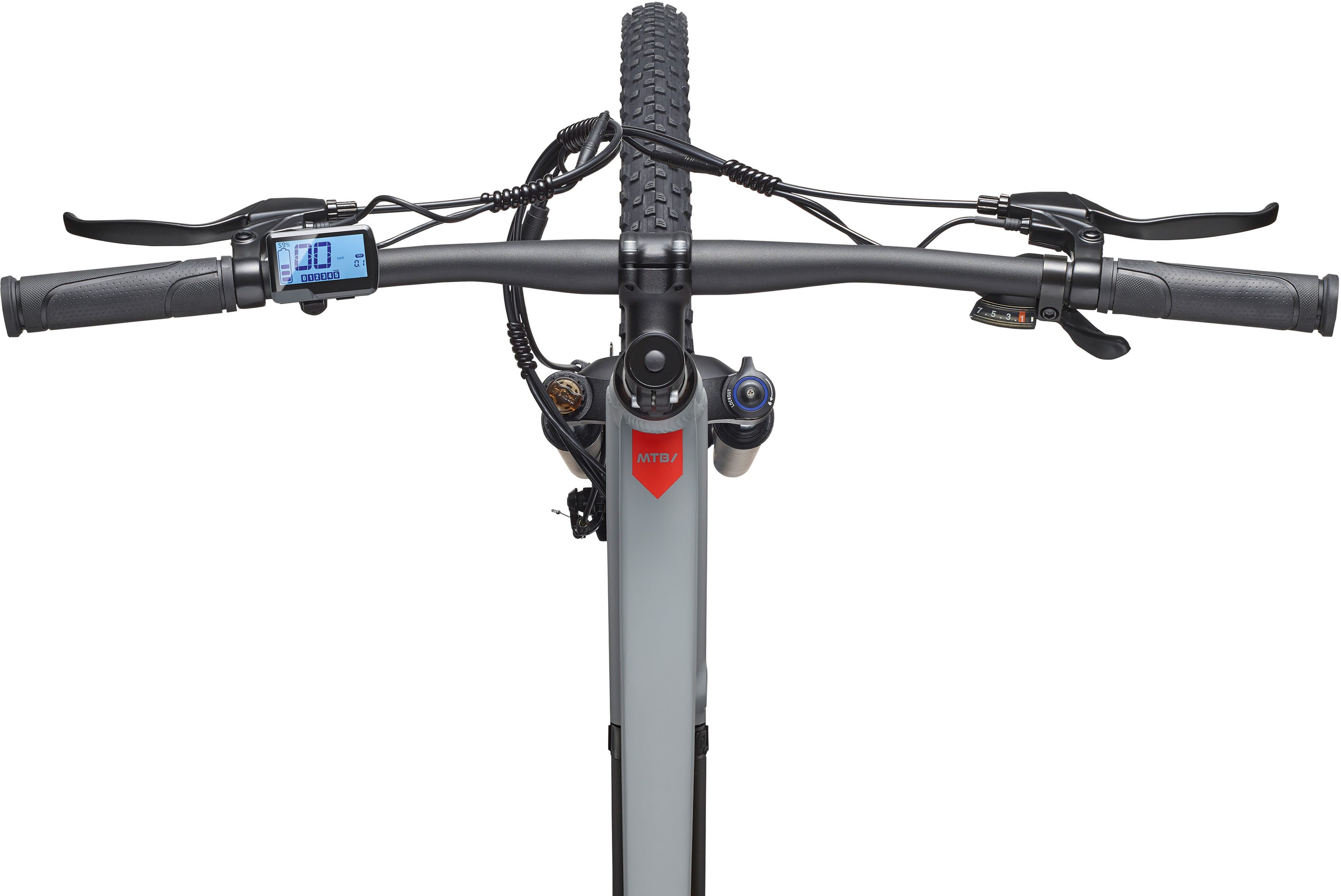 Telefunken E-Bike Mountainbike Aufsteiger MT922, 7 Gang Shimano TY300D Schaltwerk, Kettenschaltung, Heckmotor, 489,6 Wh, Pedelec, Elektrofahrrad, Damen u. Herre – Bild 4 von 5