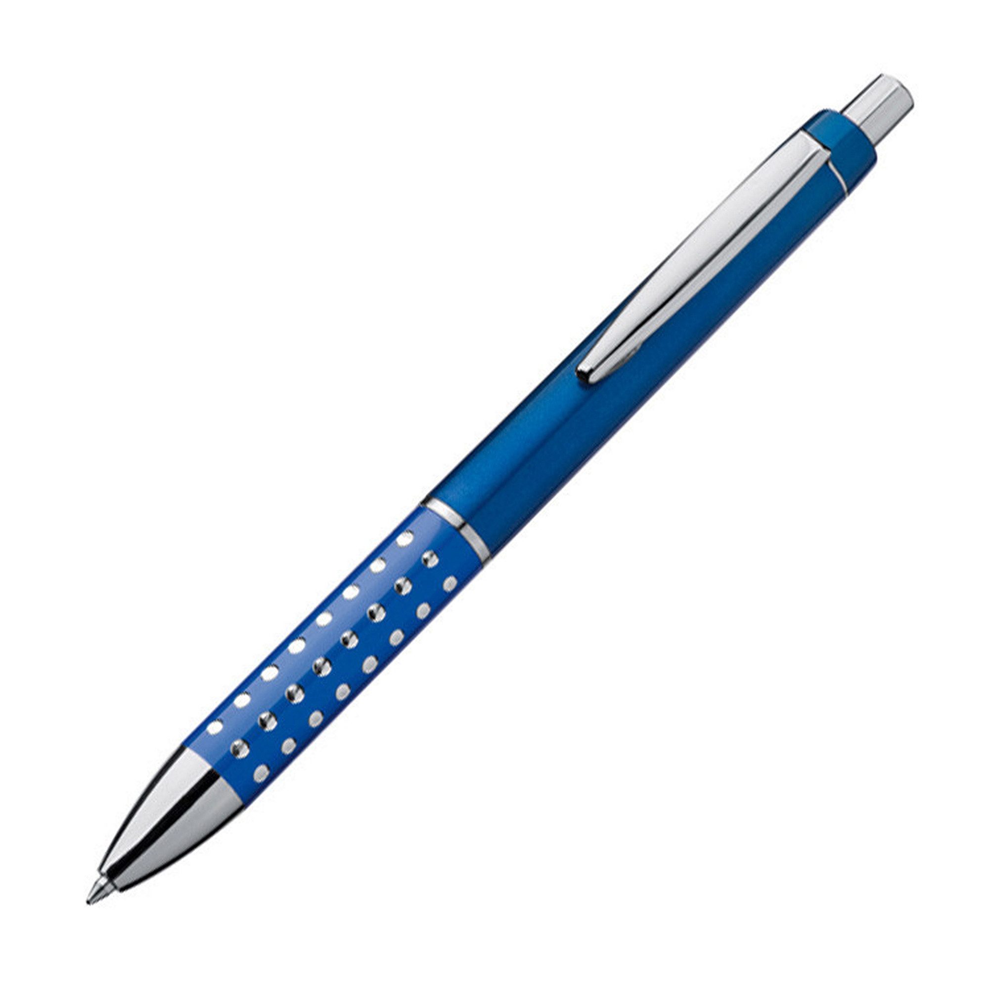 Livepac Office Kugelschreiber 10 Kugelschreiber / "Glitzer" / Farbe: blau