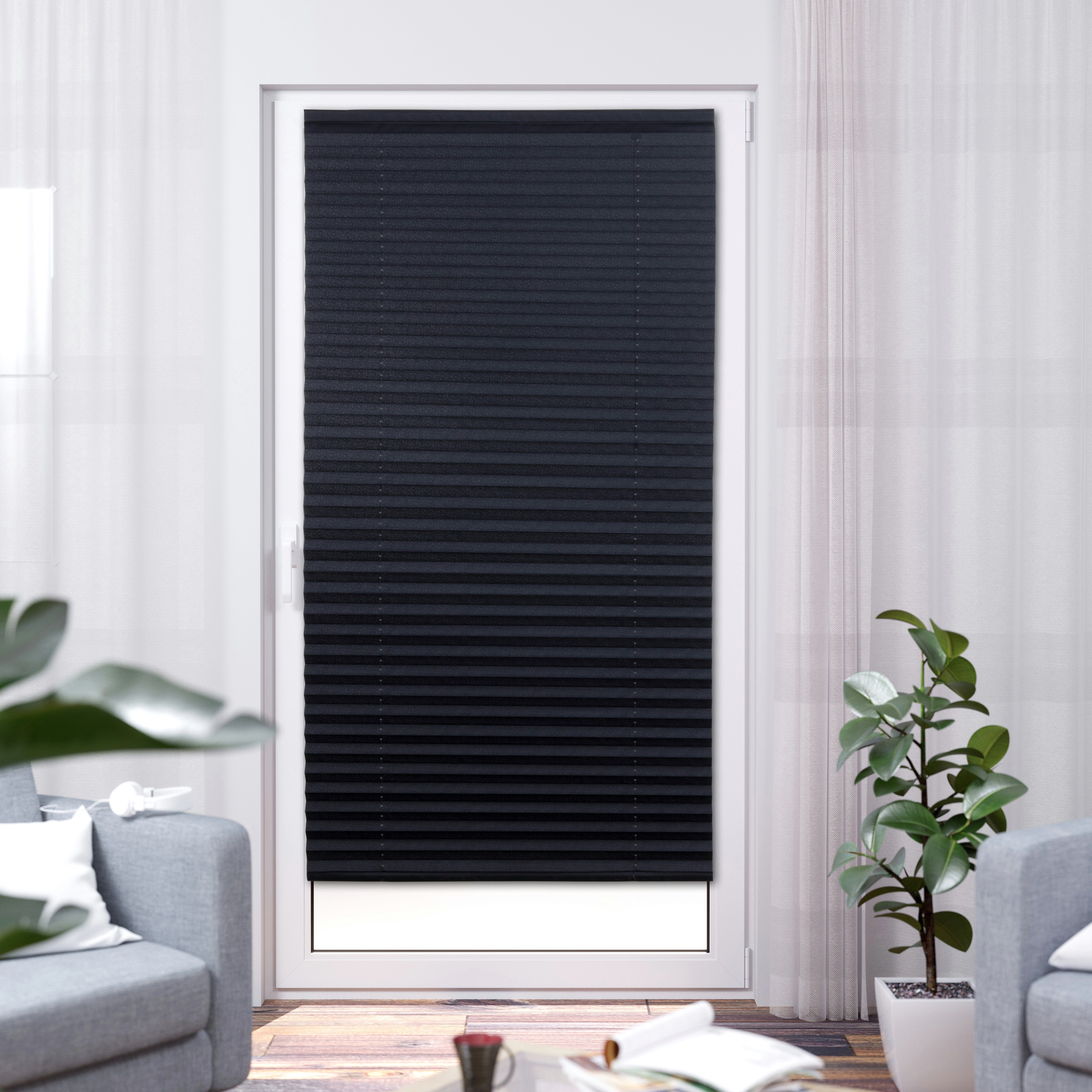 K-HOME Klebe-Plissee COMO, K-HOME, Lichtschutz, freihängend, günstig online kaufen