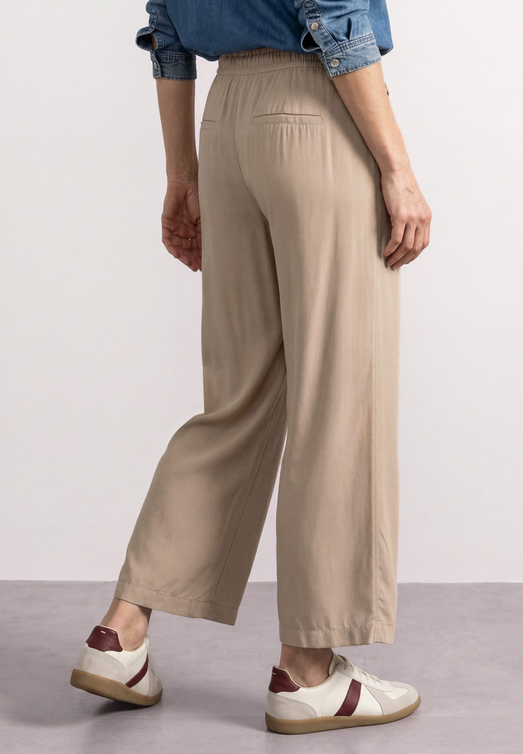 STREET ONE Stoffhose mit Wide Legs
