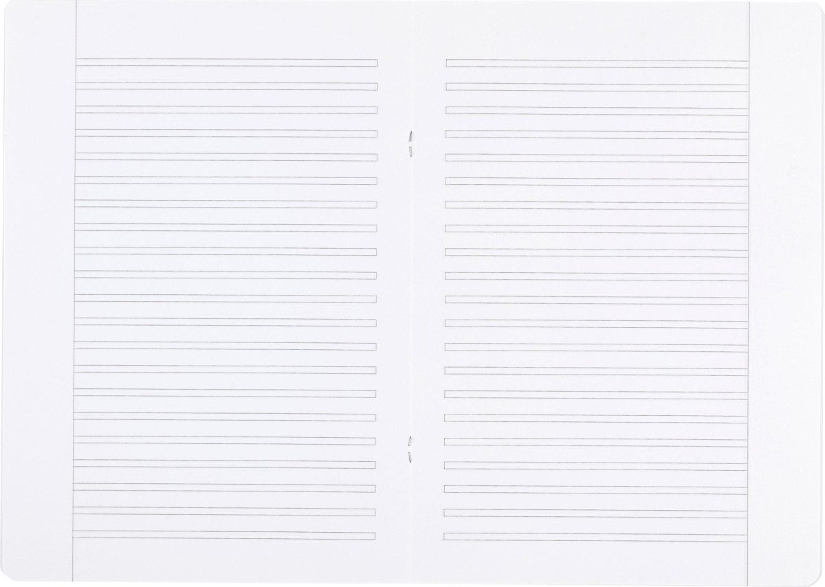 LANDRE Schulheft Schulheft A4 16 Blatt 80 g/qm Lineatur 3 (liniert mit Rand) (10 Stück)