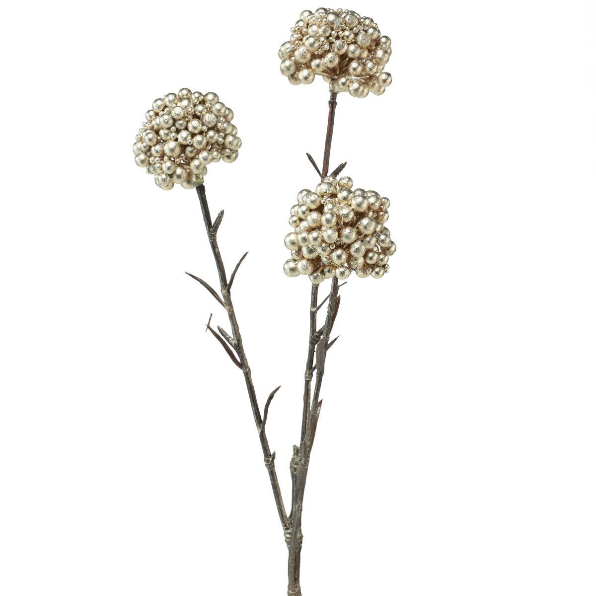 Winterliche Kunstpflanze Dekozweig mit Beeren für festliche Arrangements und Wohnakzente, Florists Products, Höhe 1.0 cm