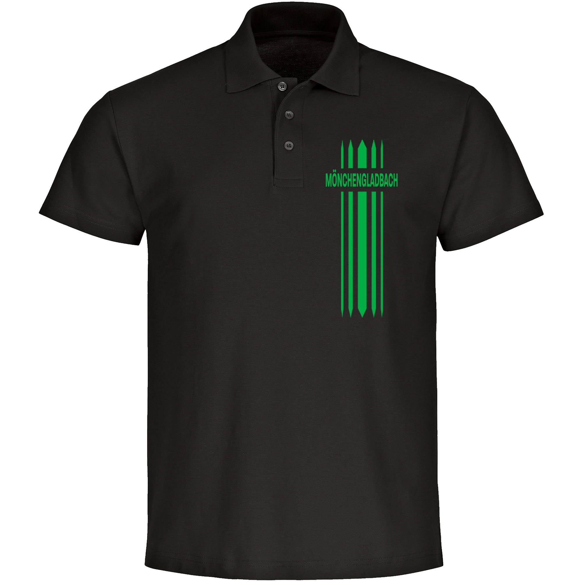 multifanshop Poloshirt Mönchengladbach - Streifen - Polo günstig online kaufen