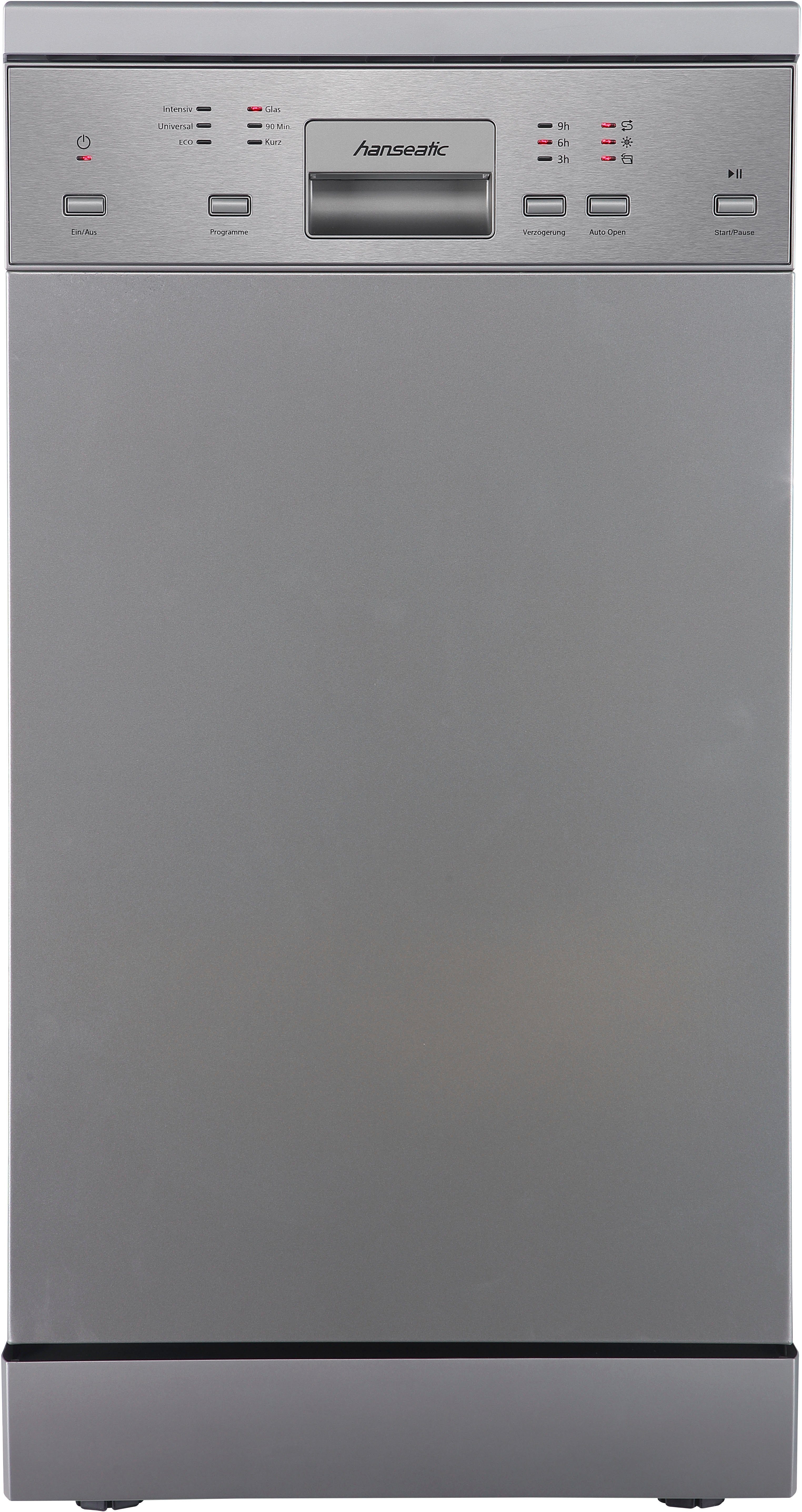 Hanseatic Standgeschirrspüler HG4585D107610HS, 10 Maßgedecke