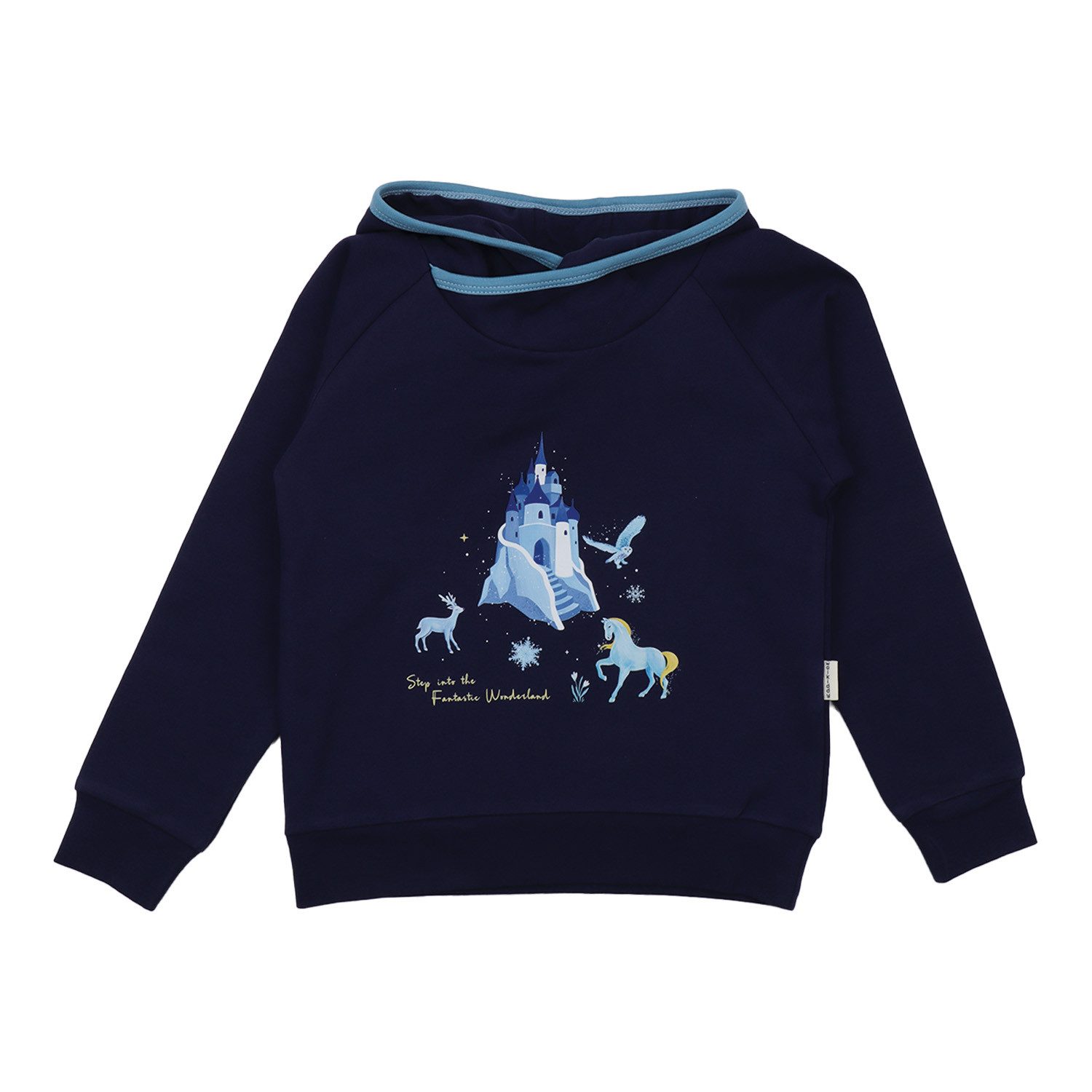 Sweatshirt Walkiddy mit Prinzessinmoiv aus Bio Baumwolle