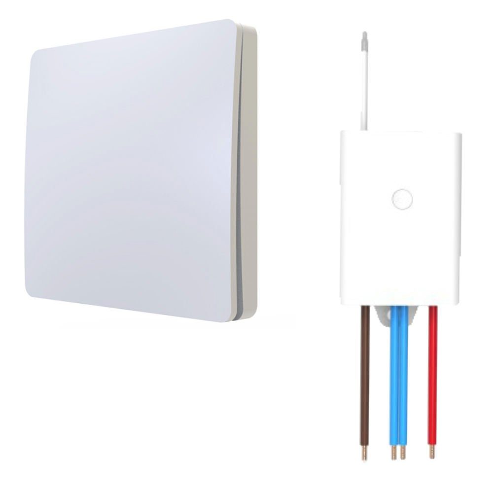 Schalter kalb Funkschalter LED Beleuchtung 230V Taster Drahtlos Batterielos