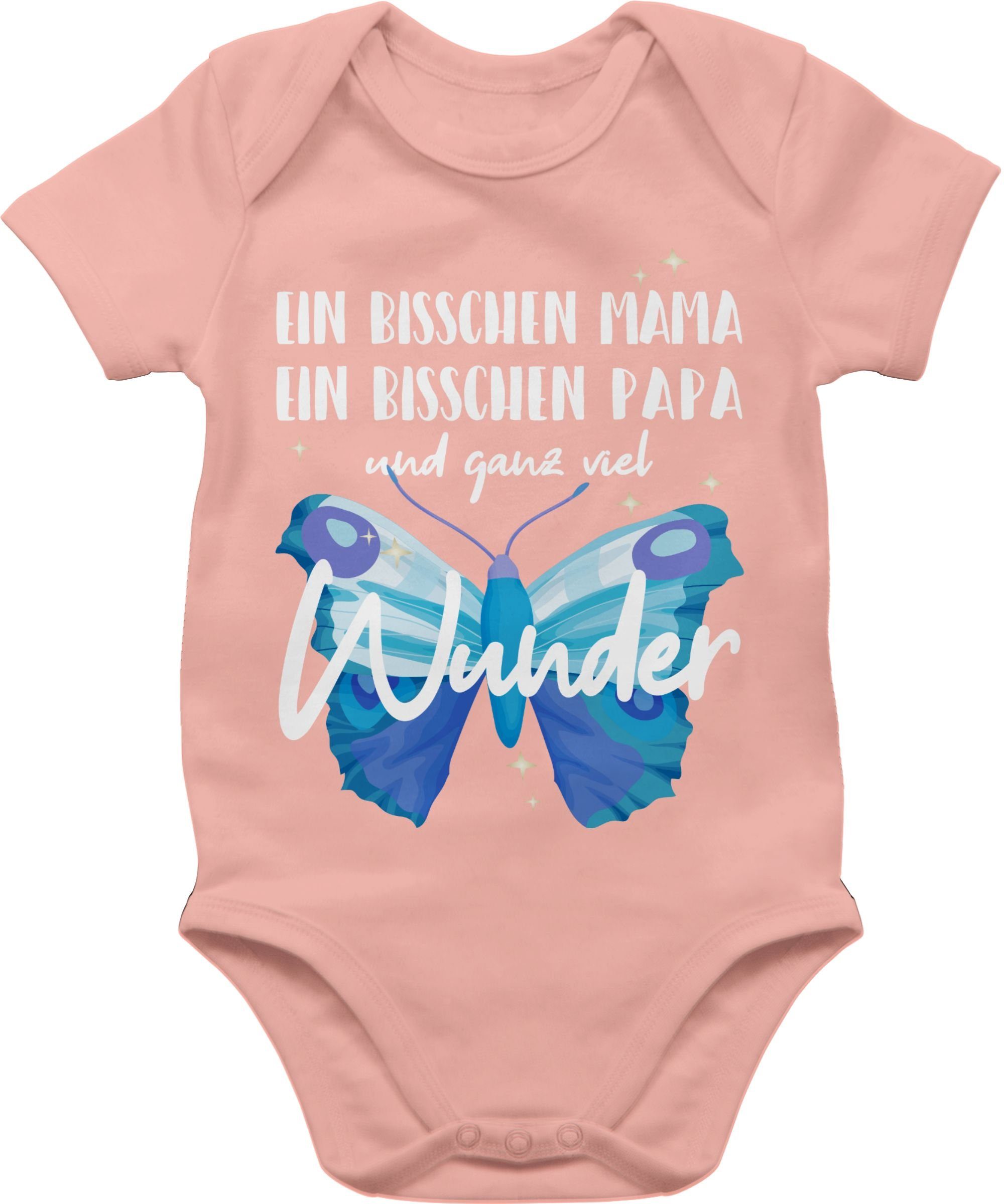 Babyrosa Shirtracer Mädchen Ganz Junge & Shirtbody viel - Wunder Strampler weiß 1 Baby