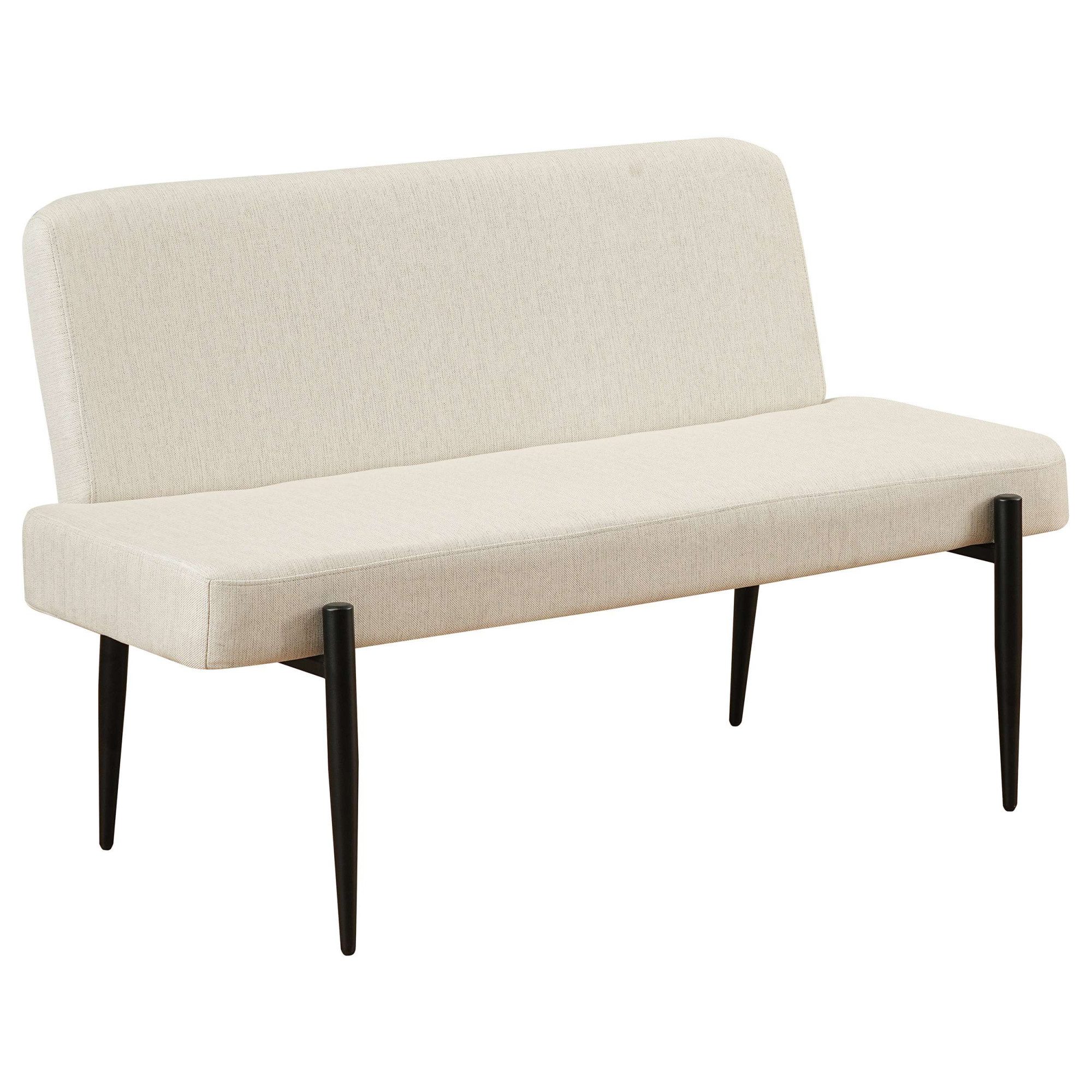 OTTO home Essbank Frida, Federkern, pflegeleichtem Velours oder Webstoff Bezug, Breite 160 cm