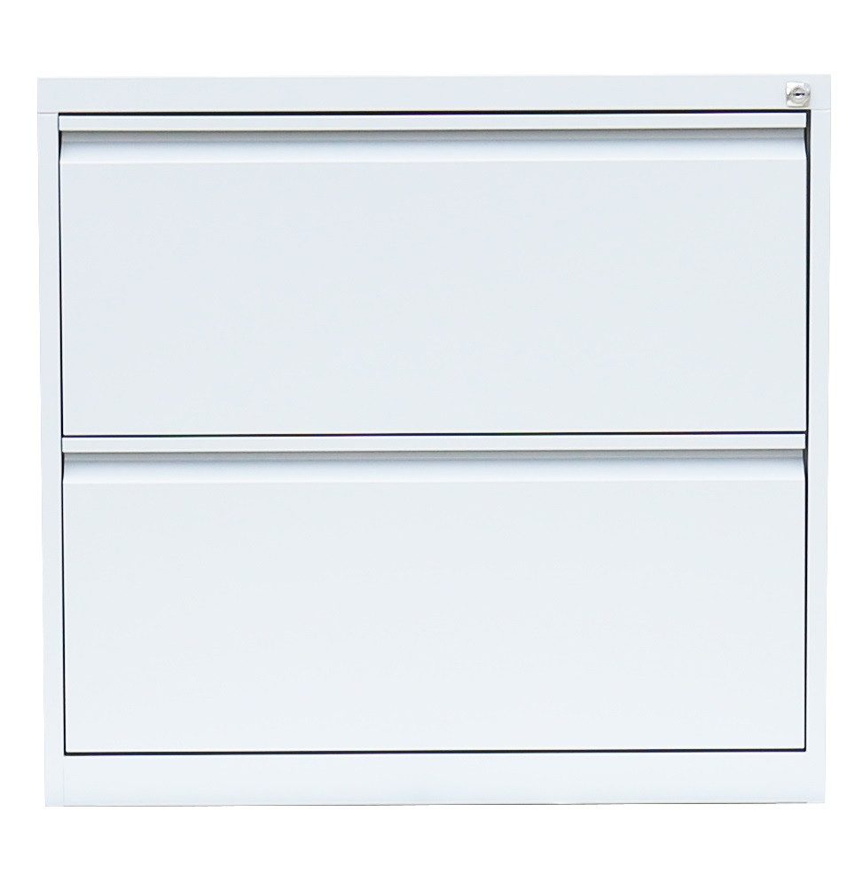 Steelboxx Hängeregisterschrank Hängeregistratur Schrank 70x76x62cm mit 2 Schüben doppelbahnig (1-St) Hängeregisterschrank